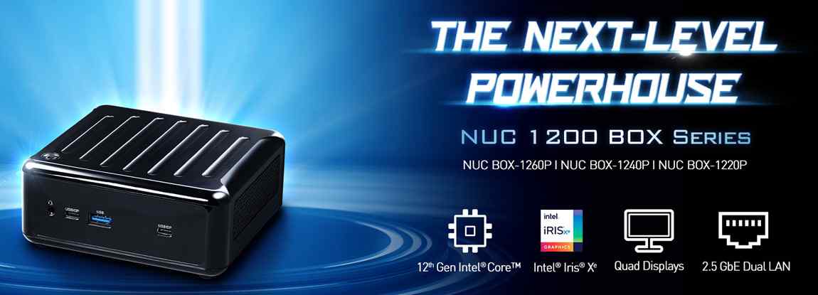 Anewtech AS-NUC-BOX-1240P Embedded Computer AsRock Industrial Embedded System Embedded Box PC