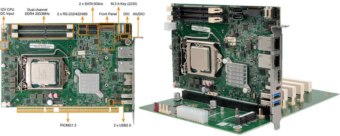 Anewtech IEI Industrial Computer PICMG 1.3 Half-Size Single Board ComputerI-HPCIE-Q470