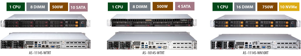 Anewtech A+ Server 1114S-WN10RT Supermicro Singapore Rackmount-Server AS-1014S-WTRT