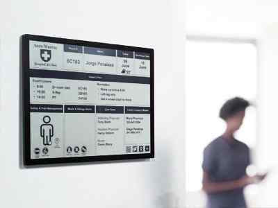 Anewtech-monochrome-digital-display-hospital