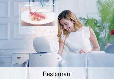Anewtech-service-robot-sanbot-appliction-restaurant