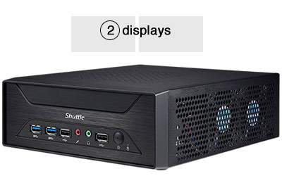Anewtech Systems Embedded PC AI Inference System Shuttle Digital Signage Player SH-XH410G