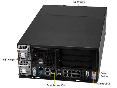 Anewtech Systems Embedded PC Edge Server Supermicro Embedded System SYS-E403-9D-16C-FRDN13