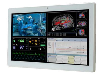 Anewtech Systems Medical Touch Computer IEI Medical Panel PC I-POCm-W24C-ULT3