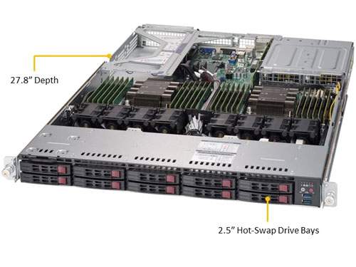 Anewtech Systems Supermicro Singapore Supermicro Servers Industrial Rackmount Server SuperServer 1029U-TR4T Supermicro-SYS-1029U-TR4T