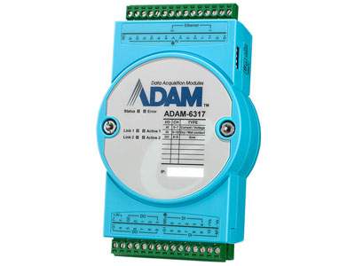 Anewtech Systems Advantech Modbus/OPC UA Ethernet Remote I/O Module  AD-ADAM-6317