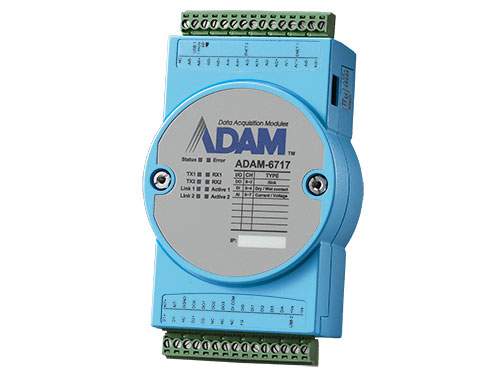 Anewtech-Systems Remote-IO-Module AD-ADAM-6717 Advantech Intelligent I/O Gateway