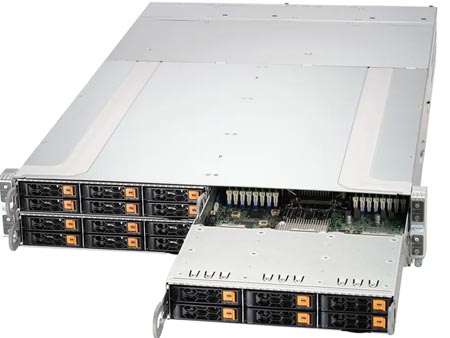 Anewtech Systems Supermicro Servers Supermicro Singapore  SuperServer SYS-211GT-HNTR Industrial Twin Server Supermicro Computer 4 Hot-plug System Nodes in 2U SYS-211GT-HNTR