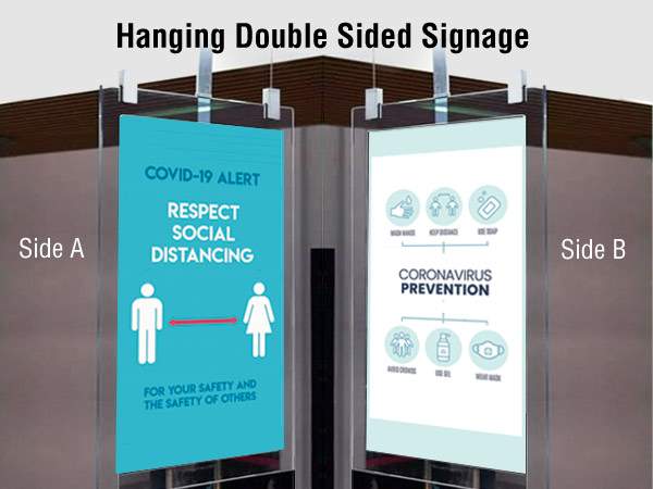 Anewtech-hanging-double-sided-signage-intelli-signage