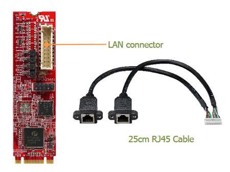 Anewtech-Systems Flash-Storage Innodisk Embedded-Peripheral-ID-EGPL-21N1 M.2 to Single Isolated 2.5GbE LAN Module