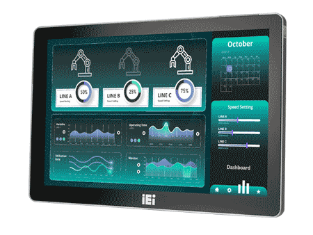 Anewtech Systems Industrial Fanless Panel PC IEI Industrial Touch computer I-AFL4-W10-EHL