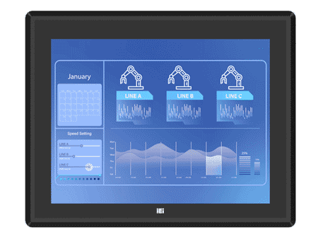 Anewtech Systems Industrial Panel PC IEI Industrial Touch computer I-PPC2-C12-EHL