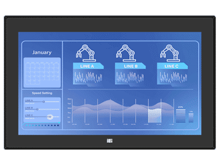 Anewtech Systems Industrial Panel PC IEI Industrial Touch computer I-PPC2-CW22-EHL