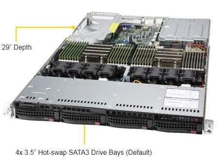 Anewtech Systems Industrial Rackmount Server A+ Server 1024US-TRT Supermicro AS-1024US-TRT