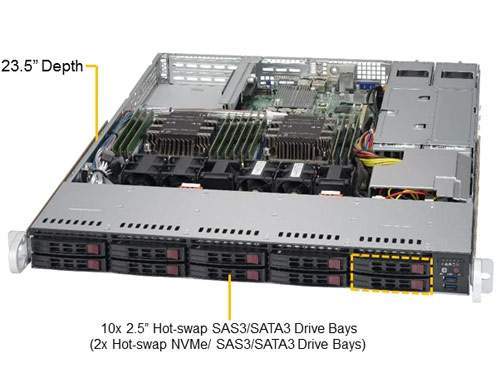 Anewtech Systems Industrial Rackmount Server SuperServer 1029P-WTRT Supermicro SYS-1029P-WTRT