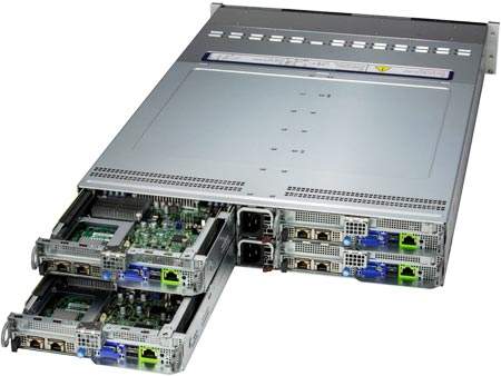 Anewtech Systems Supermicro Servers Supermicro Singapore SuperServer SYS-221BT-HNC8R Industrial Twin Server Supermicro Computer 4 Hot-plug System Nodes in 2U SYS-221BT-HNC8R