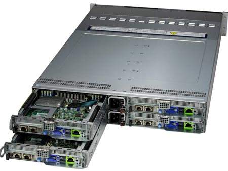 Anewtech Systems Supermicro Servers Supermicro Singapore  SuperServer SYS-621BT-HNTR  Industrial Twin Server Supermicro Computer 4 Hot-plug System Nodes in 2U SYS-221BT-HNTR