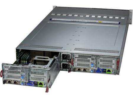 Anewtech Systems Supermicro Servers Supermicro Singapore SuperServer SYS-621BT-DNC8R Industrial Twin Server Supermicro Computer 2 Hot-plug System Nodes in 2U SYS-621BT-DNC8R